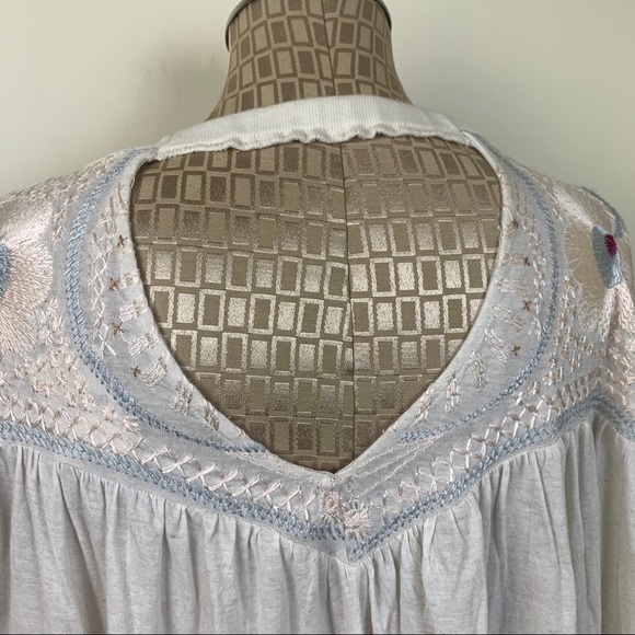 Free People embroidered flowy top - Picture 10 of 11